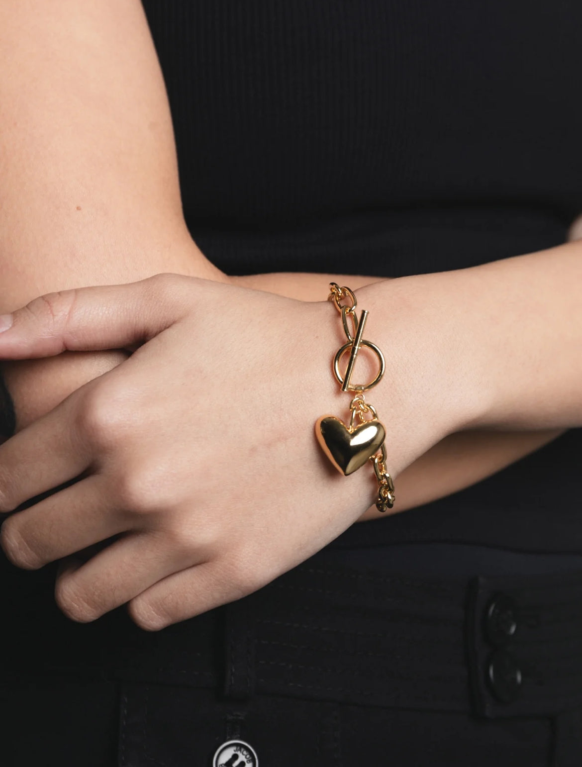 Marnie Heart Bracelet / Gold