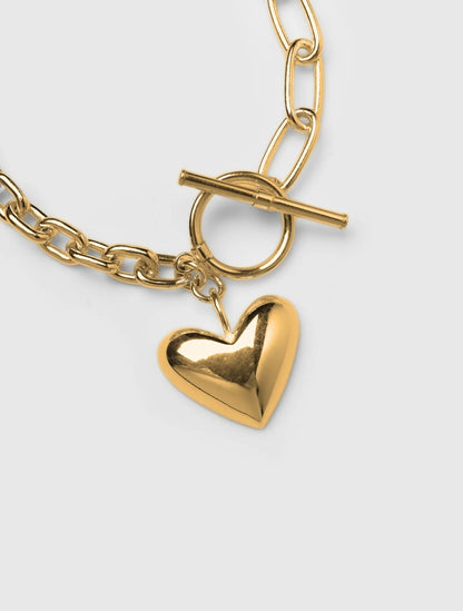 Marnie Heart Bracelet / Gold