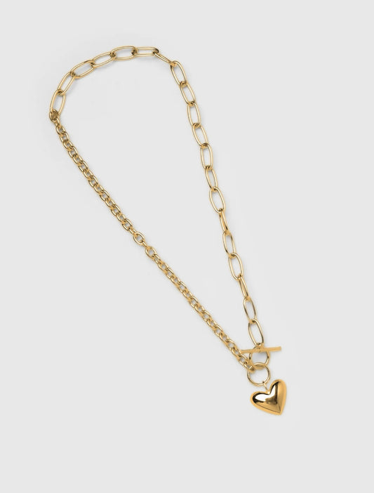 Marnie Heart Necklace / Gold