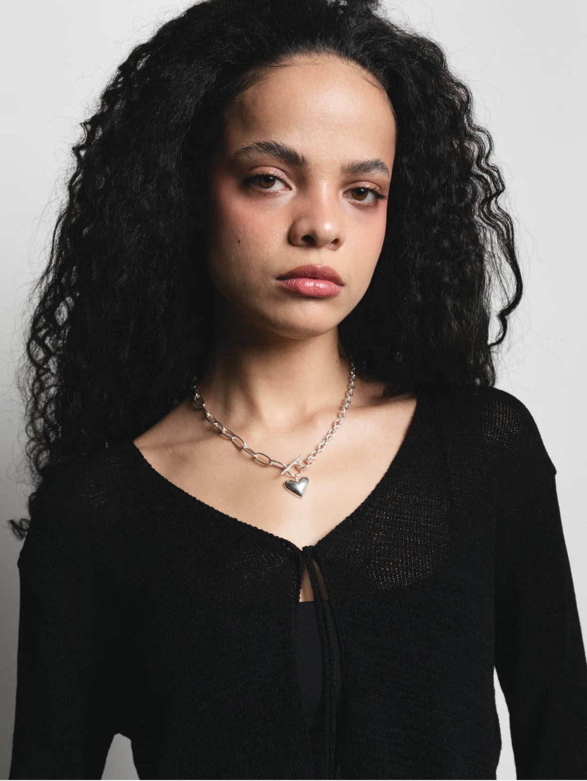 Marnie Heart Necklace / Silver