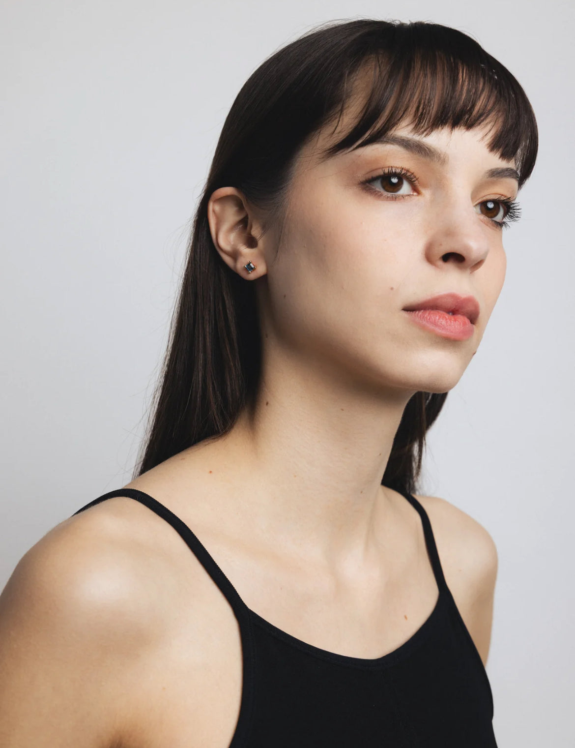 Josie Stone Studs / Gold*Blue Topaz