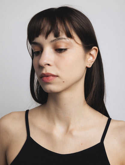 Josie Stone Studs / Silver*Peridot