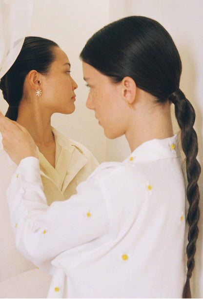 Rita Flower Pierce / Silver