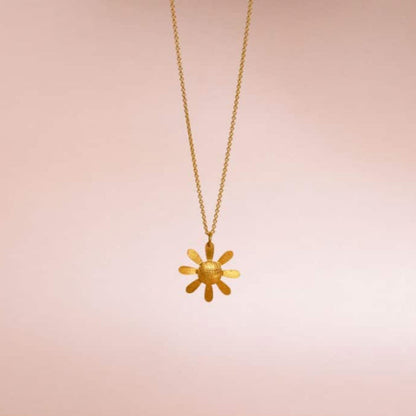 Rita Flower Necklace / Gold