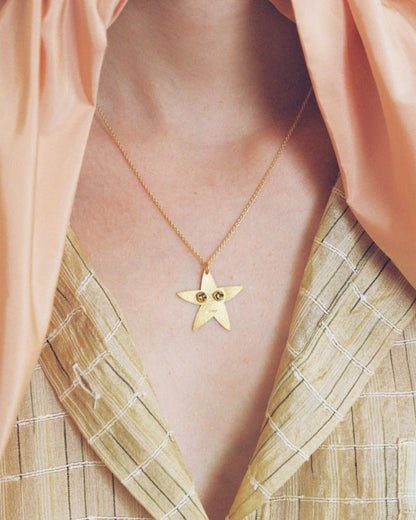 Vega Star Necklace / Gold