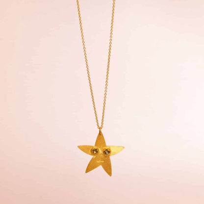 Vega Star Necklace / Gold