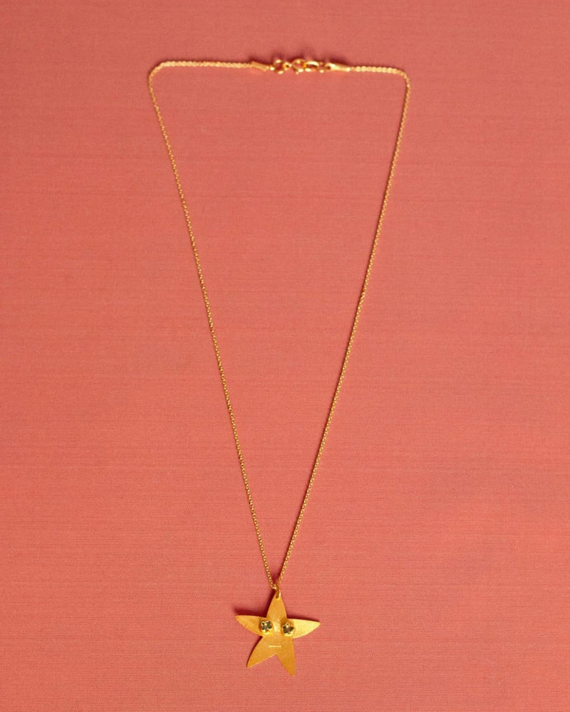 Vega Star Necklace / Gold