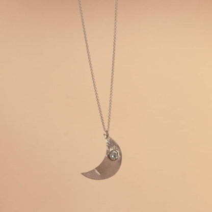 Aku Moon Necklace / Silver