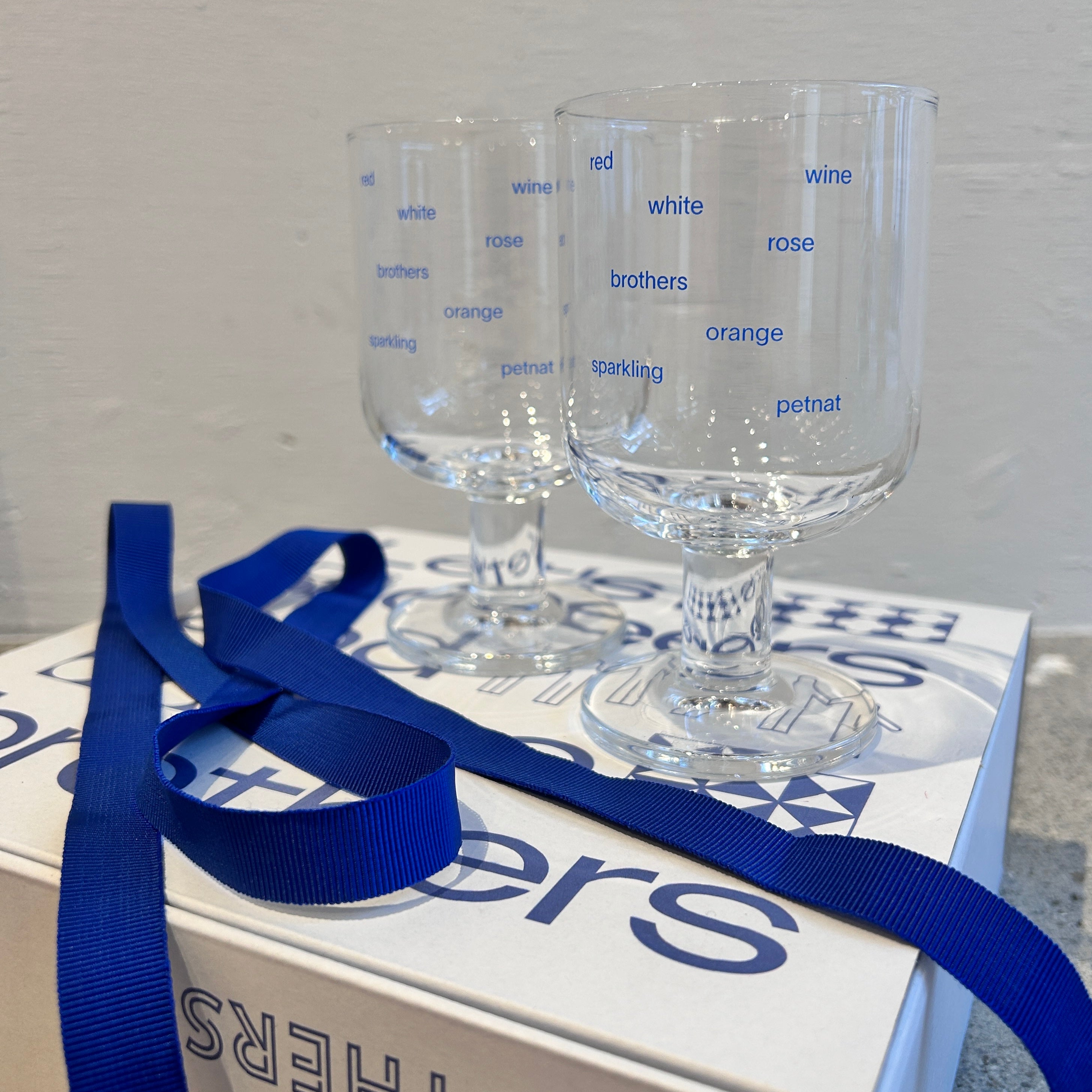 Brothers Glass Set（Gift Box Set）＜WINE BROTHERS＞ – PAULINE STUDIO