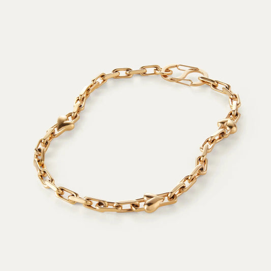 Art Heart Chain Necklace