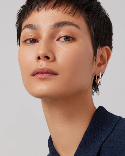 Padlock Heart Pierce / Silver