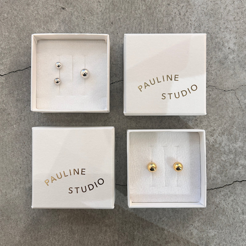Ball Studs 片耳（Gold / Silver）