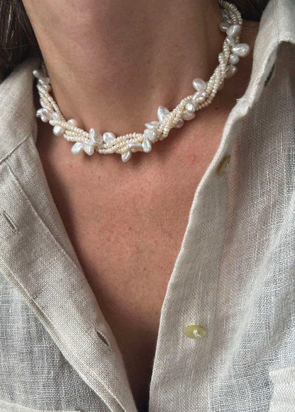 Tangle Pearl Necklace