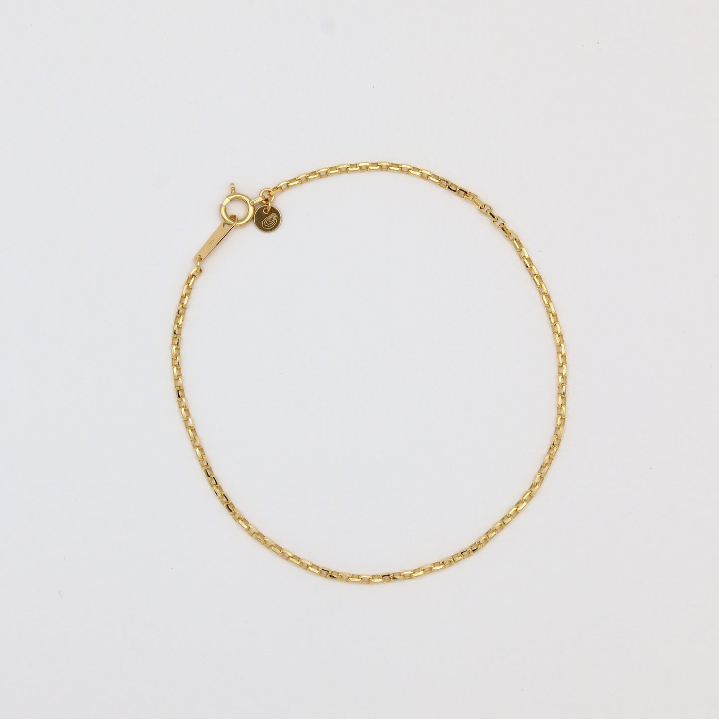 Square Chain DC Bracelet / 18K