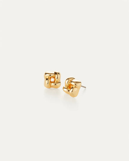 coming soon!【6/13 12:00発売開始】Woven Square Pierce Mini / Gold