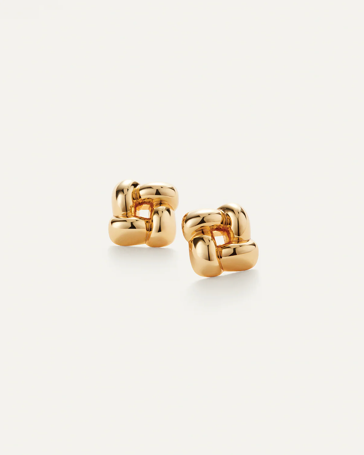 coming soon!【6/13 12:00発売開始】Woven Square Pierce / Gold