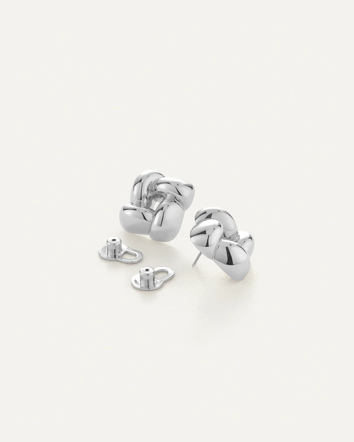 coming soon!【6/13 12:00発売開始】Woven Square Pierce / Silver