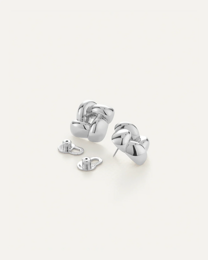 coming soon!【6/13 12:00発売開始】Woven Square Pierce / Silver
