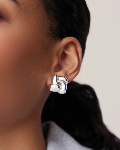 coming soon!【6/13 12:00発売開始】Woven Square Pierce / Silver