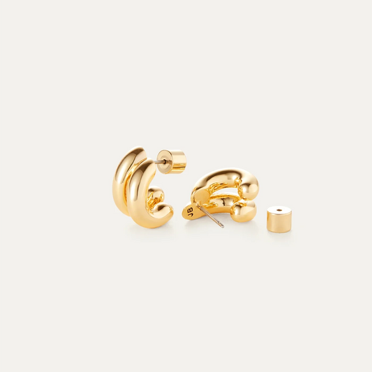 Mini Florence Hoops / Gold