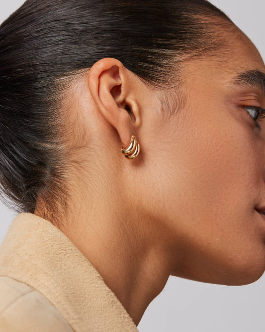 Mini Florence Hoops / Gold