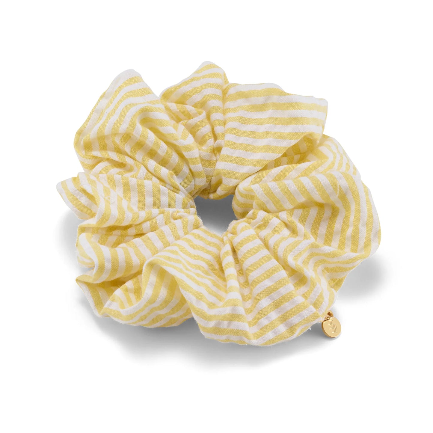 Amy Seersucker Scrunchie / Yellow