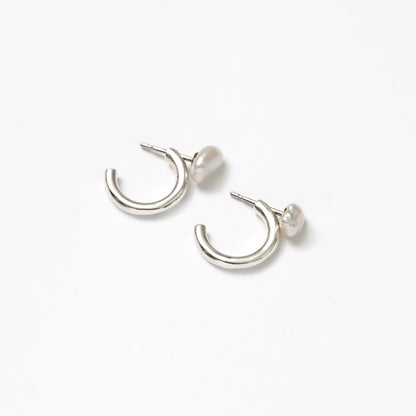 Fraser Pearl & Hoops / Silver