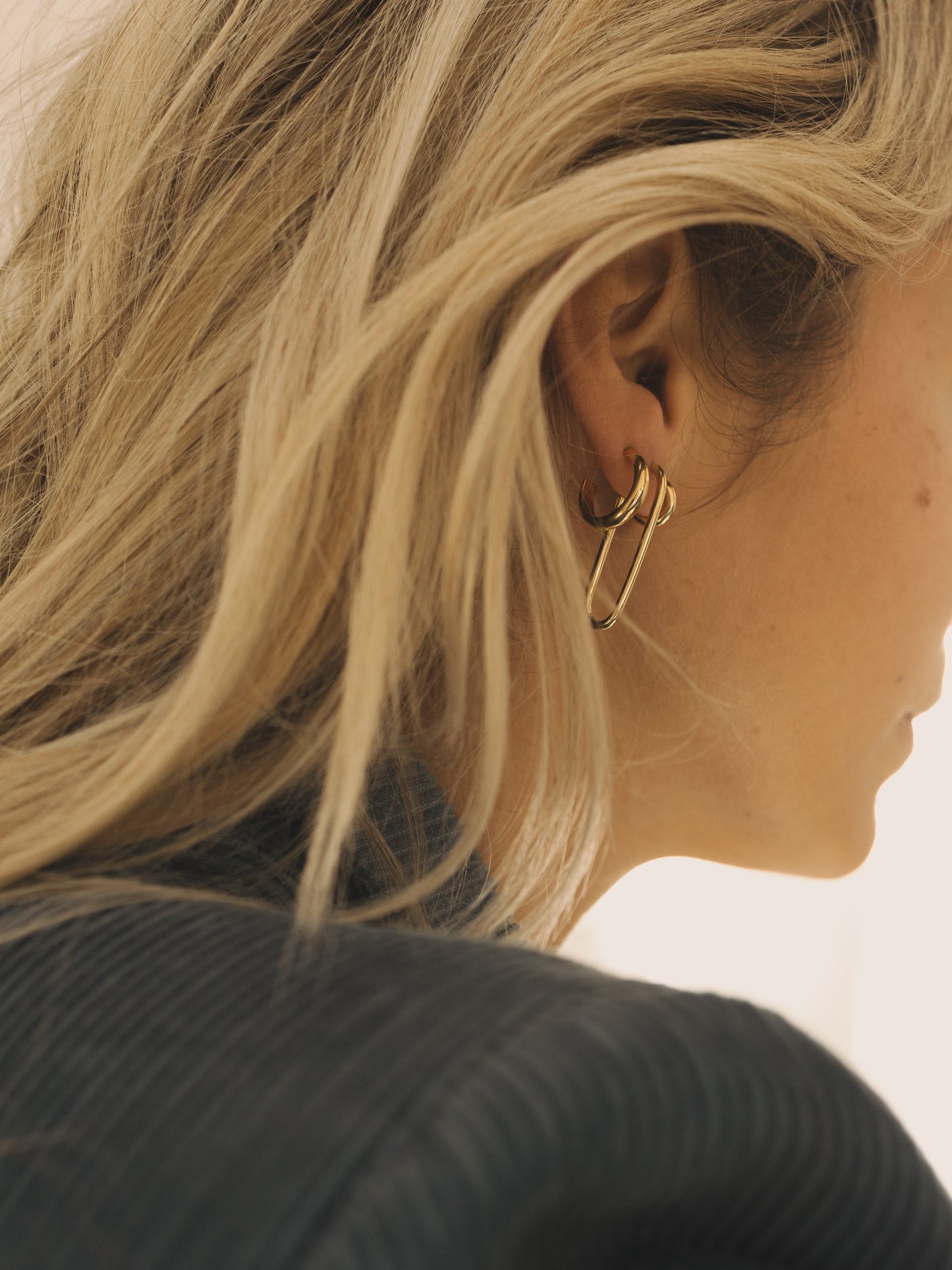 Lil Minimal Hoops / Gold