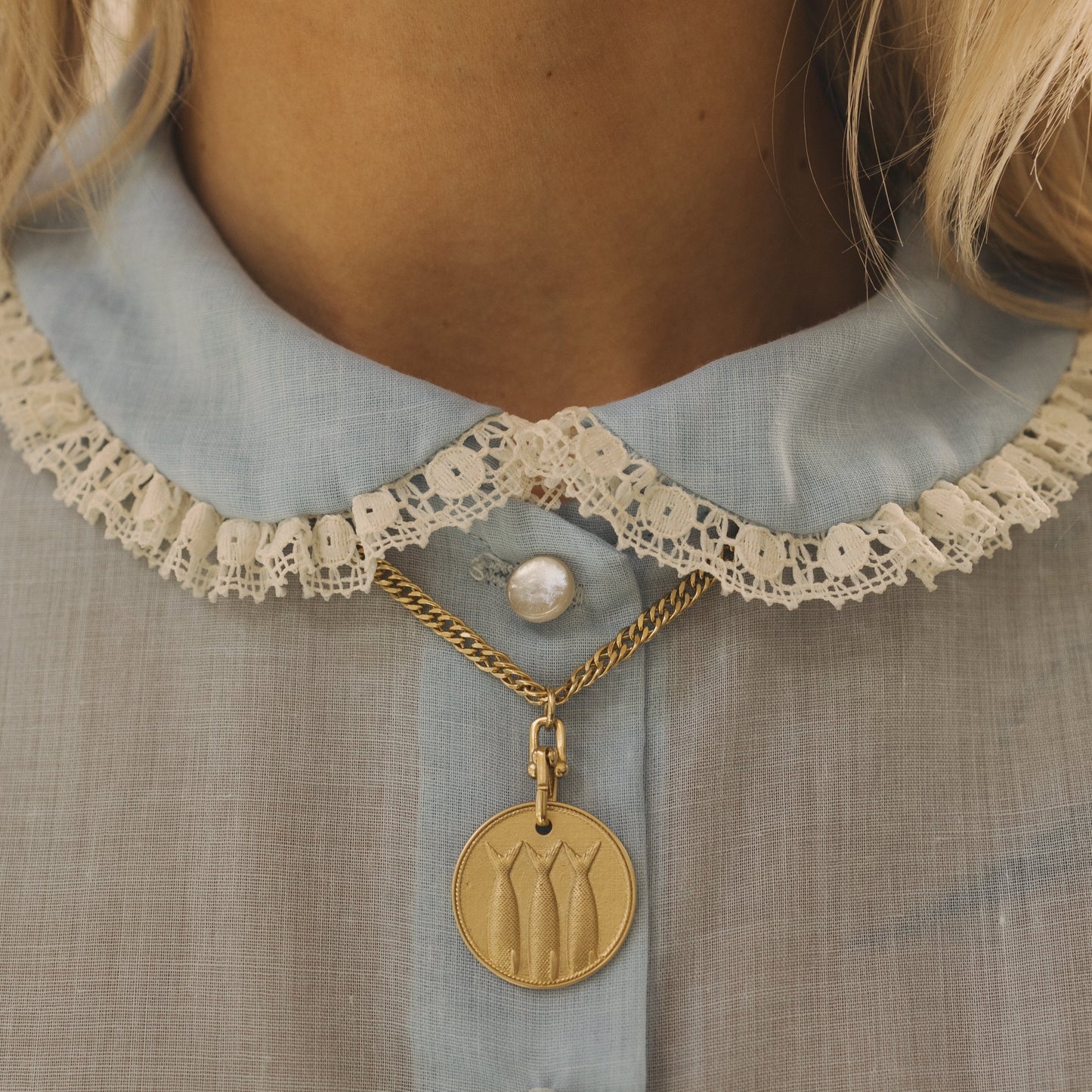 Heads Tails Coin Necklace