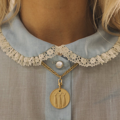 Heads Tails Coin Necklace
