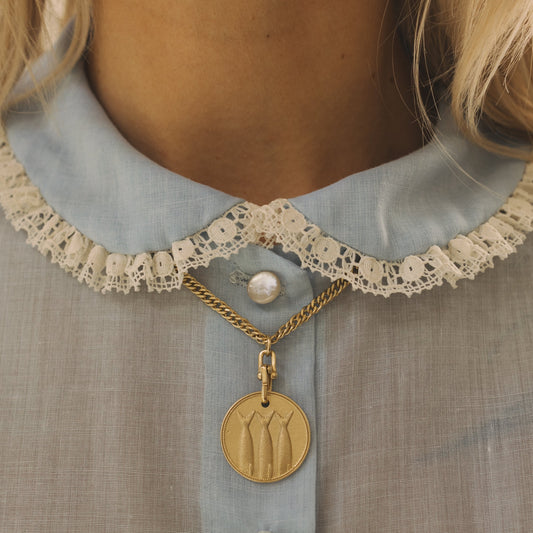 Heads Tails Coin Necklace