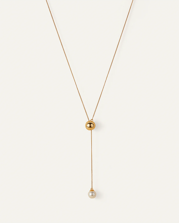 Nova Pearl & Gold Necklace