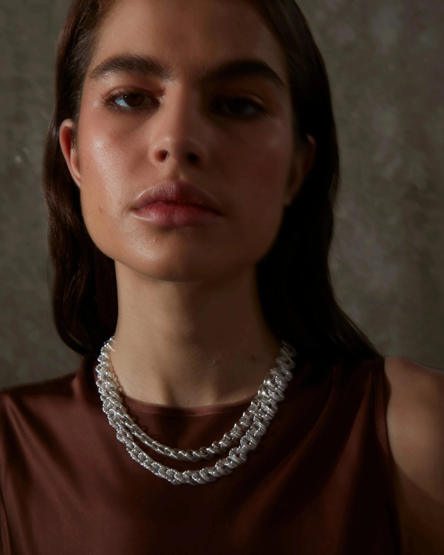 Mayal Chain Necklace / Silver