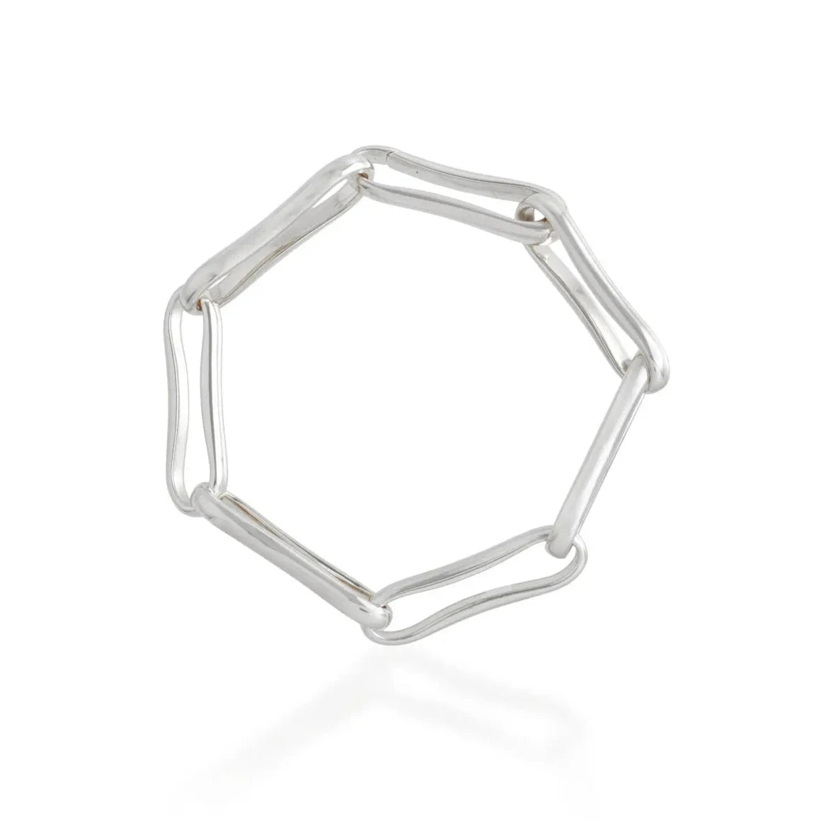 Chunky Link Bracelet / Silver