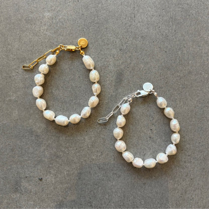 Baroque Pearl  Bracelet（Gold / Silver）