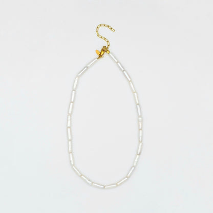Stick Pearl Necklace（Gold / Silver）