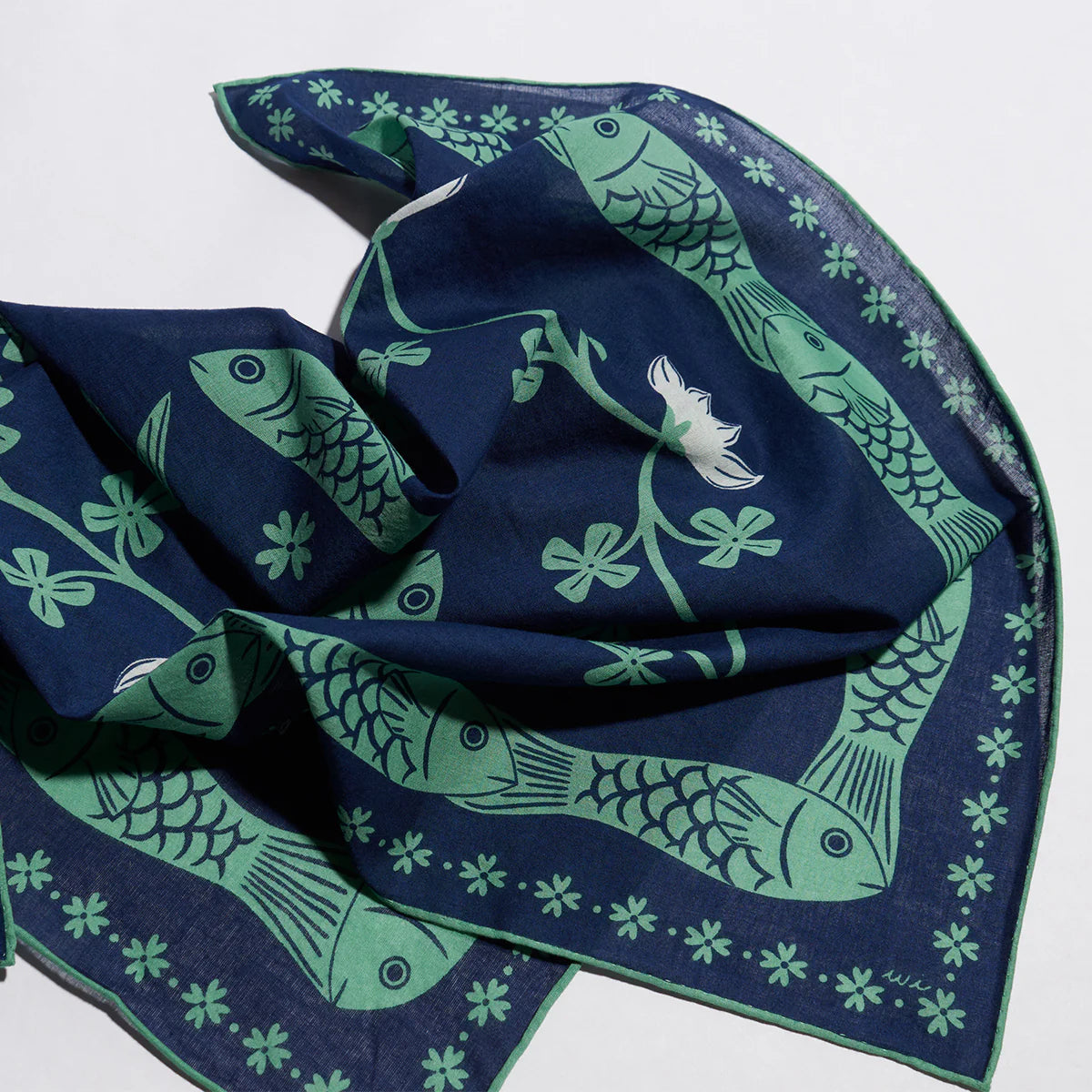 Lucky Fish Cotton Bandana
