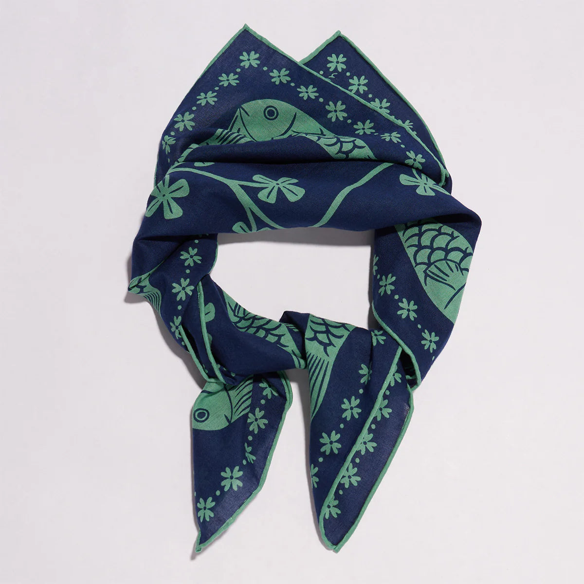 Lucky Fish Cotton Bandana