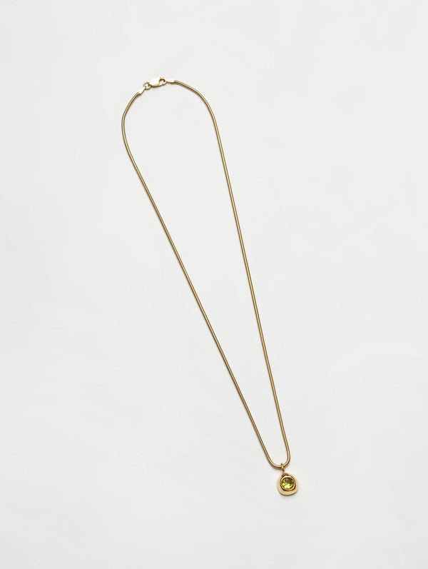 Calvin Stone Necklace Peridot（Gold / Silver）