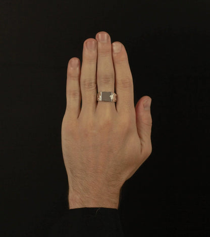 BLOCK II Square Signet Ring
