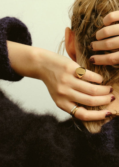 Emeile Simple Ring / Silver