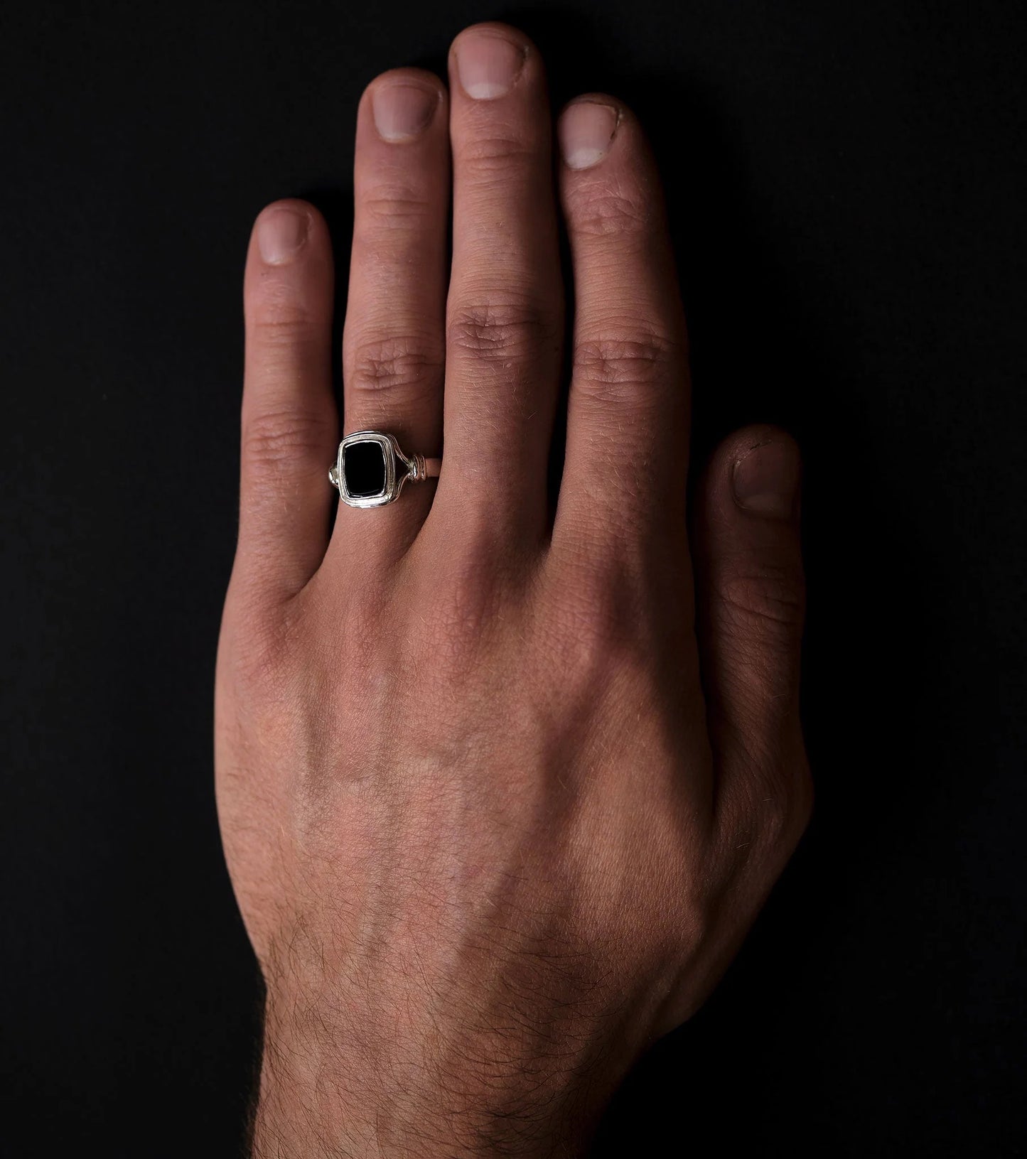 Heirloom Onyx Signet Ring