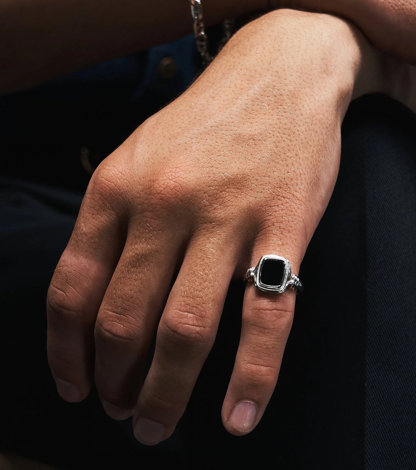 Heirloom Onyx Signet Ring