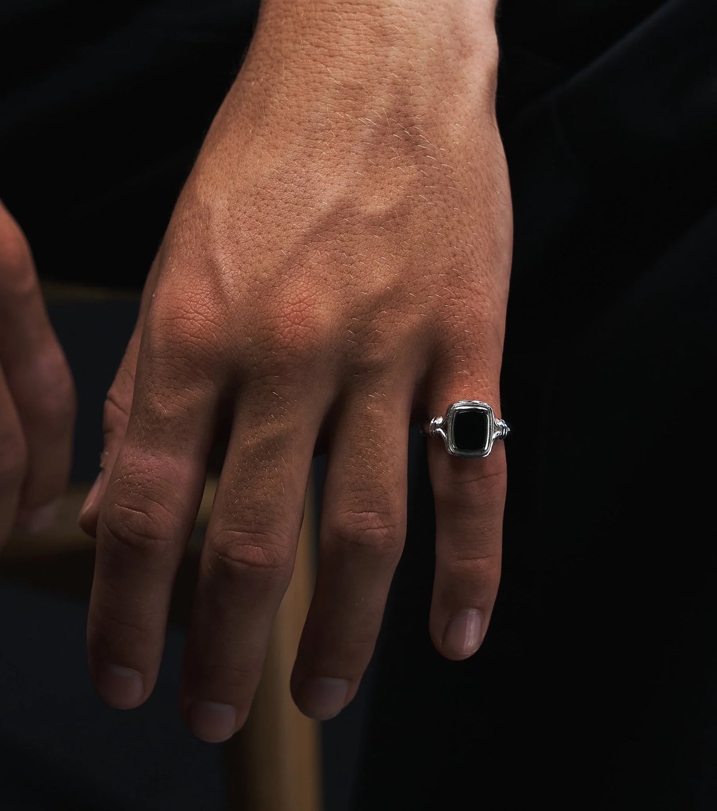 Heirloom Onyx Signet Ring