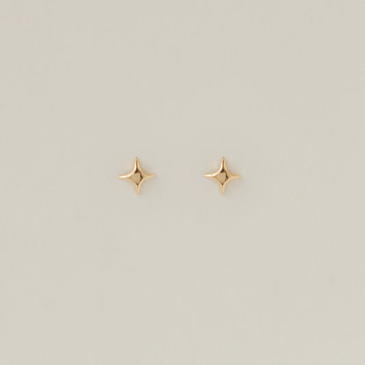 Falling Star Studs / 14k