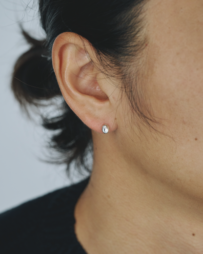 Olive Studs 片耳 / Silver