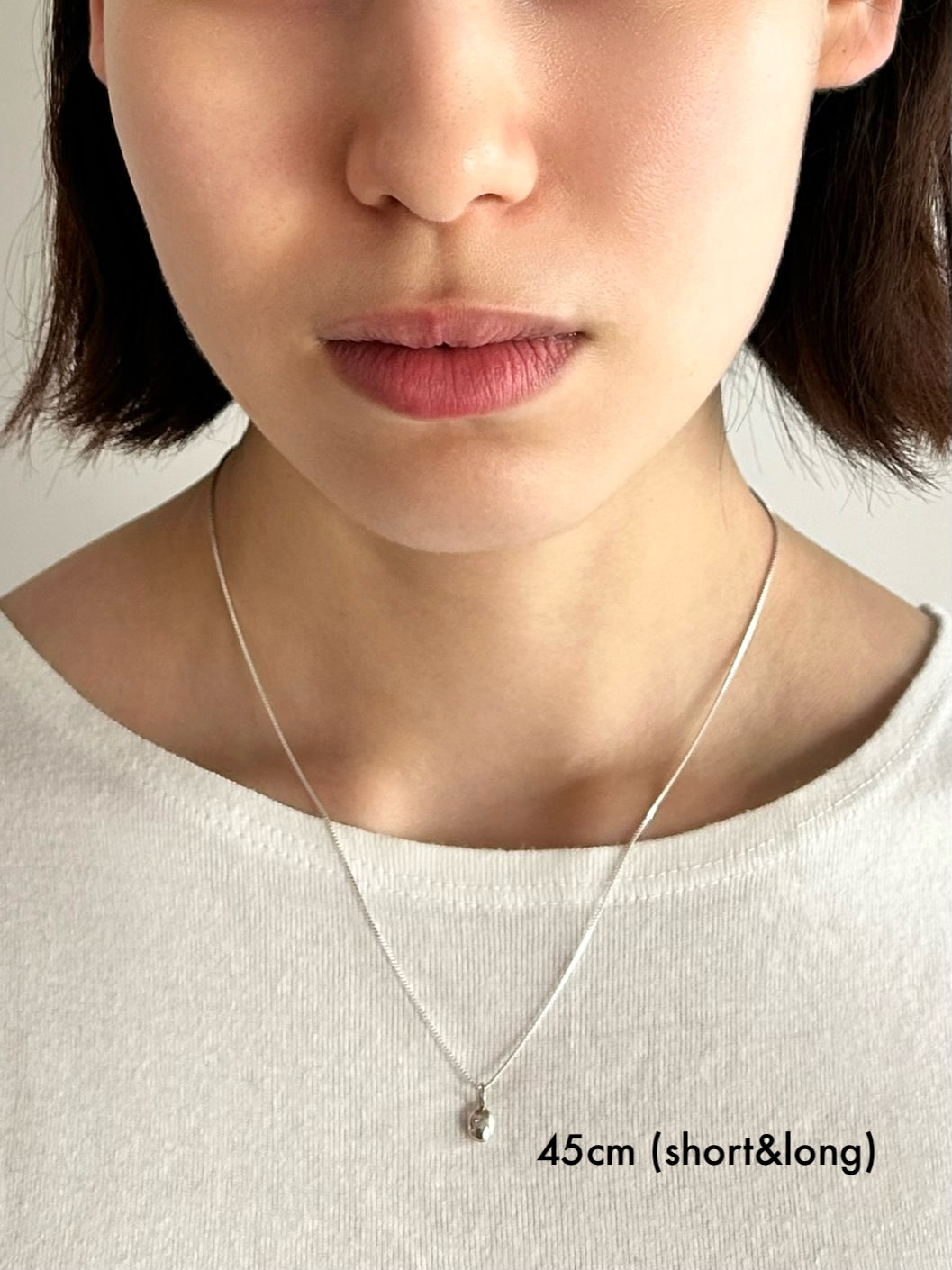 Thin Box Chain Necklace（gold / silver）