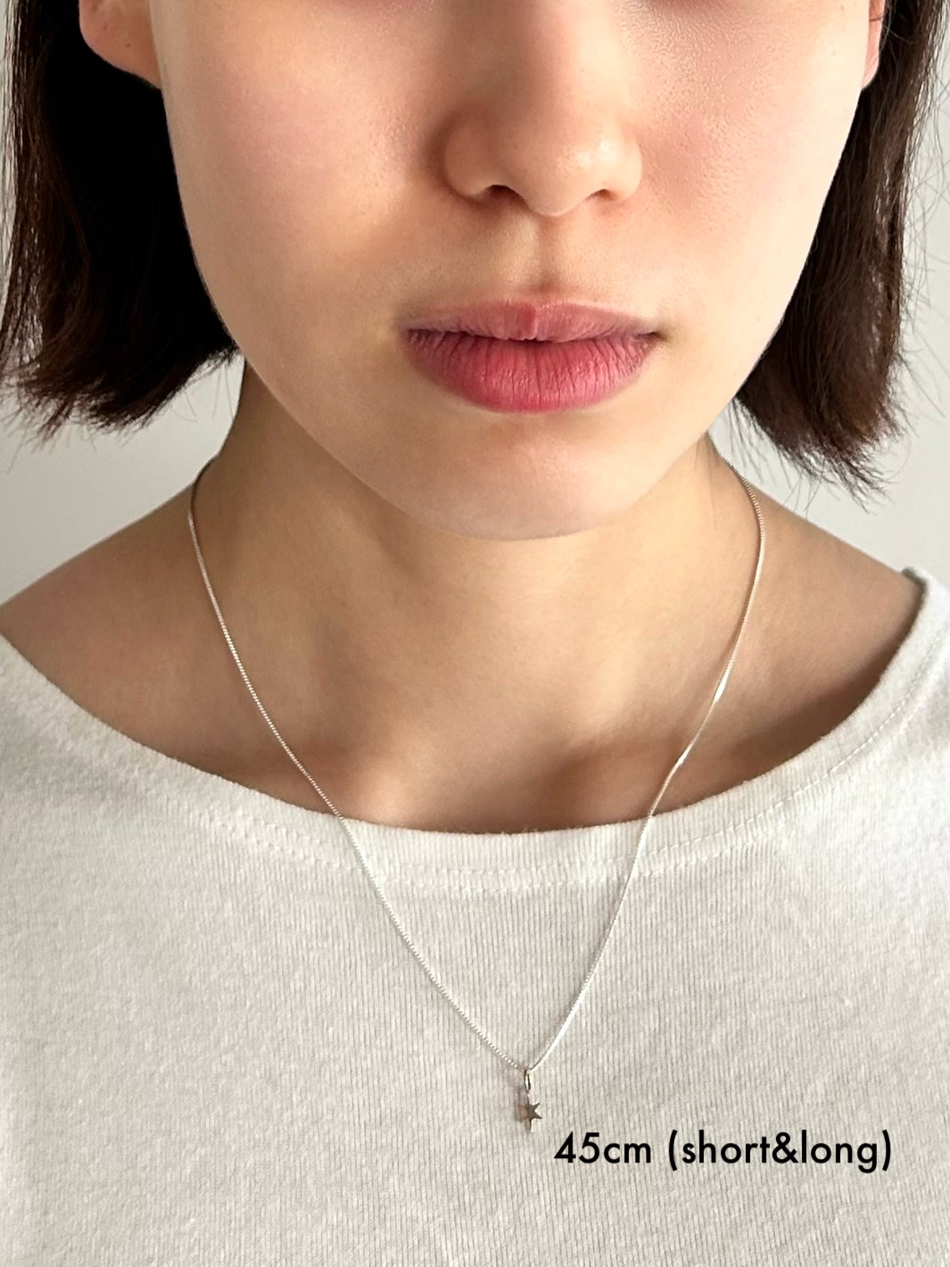 Thin Box Chain Necklace / Silver＜PAULINE STUDIO ポーリーン