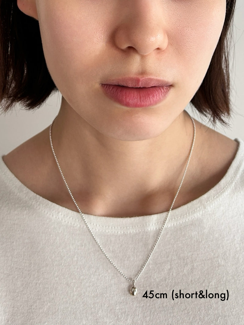 Thin Ball Chain Necklace（gold / silver）