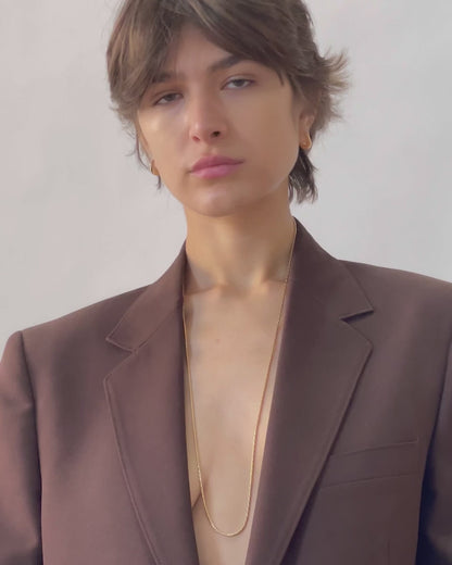 Constance Wrap Chain Necklace / Gold